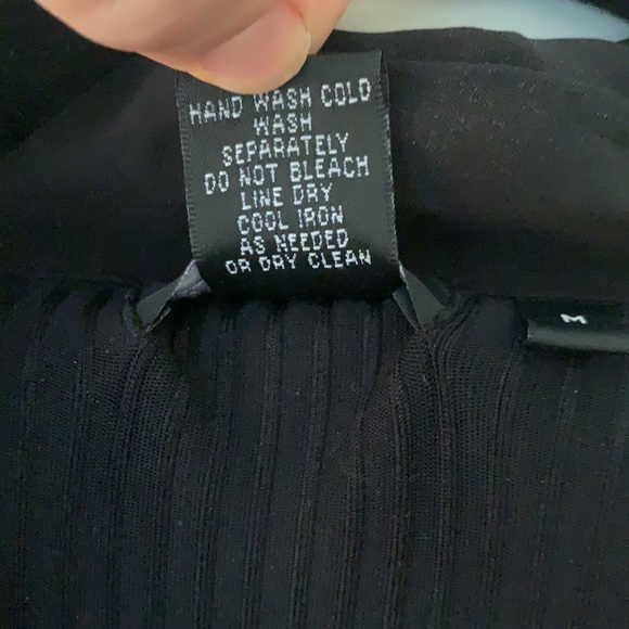 Multiples black holiday blouse size M - Picture 3 of 6